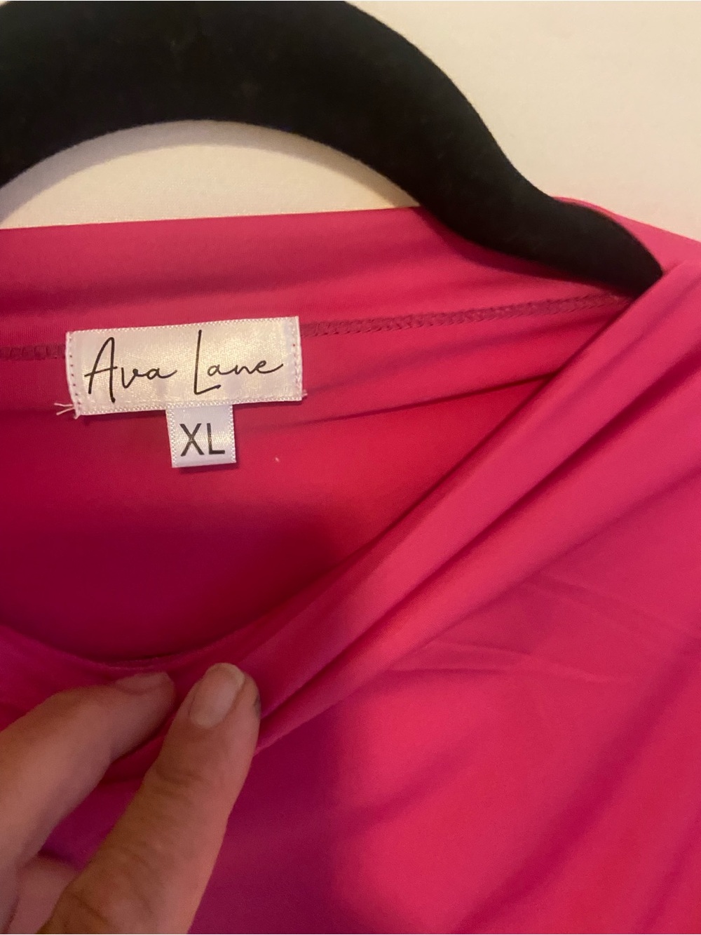 Women's Short Sleeve Tee in Hot Pink, XL